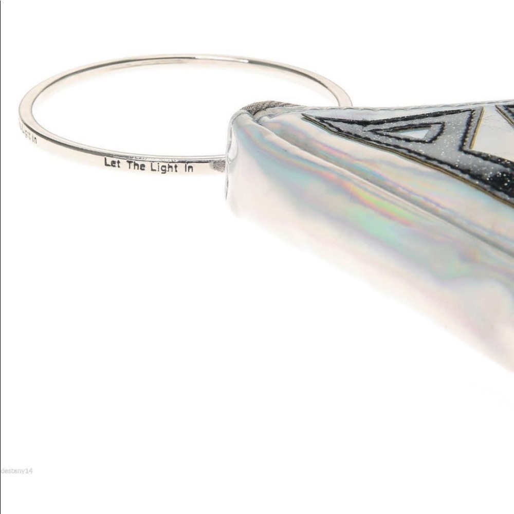 NEW triangle holographic wristlet by Katy Perry - Picture 2 of 4